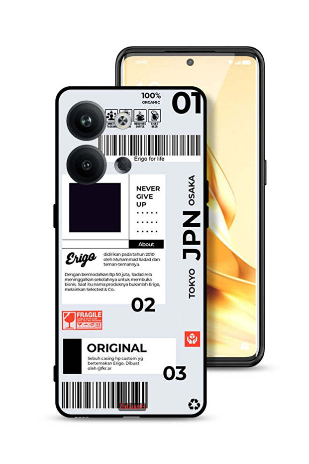 Oppo Reno9 5G Protective Case Cover Japan Sticker