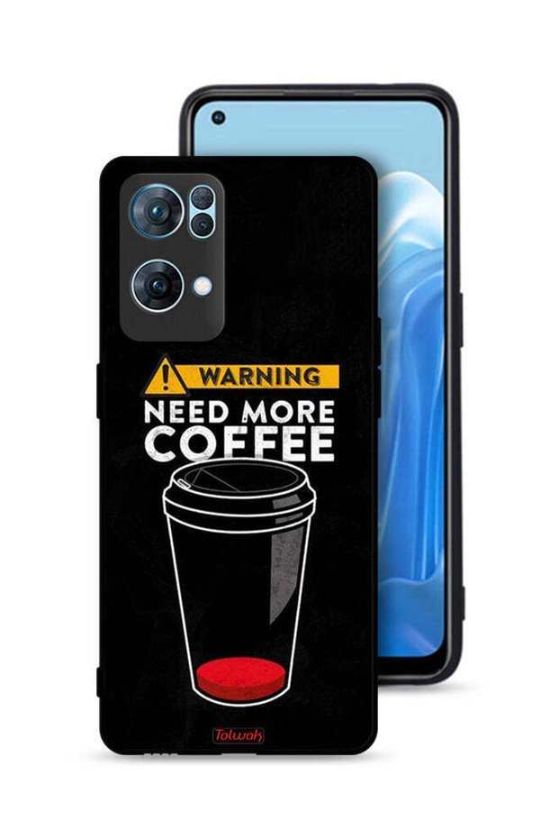 غطاء حماية لهاتف Oppo Reno7 Pro 5G - بحاجة إلى المزيد من القهوة