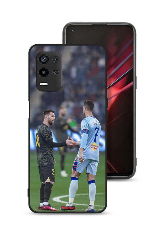 غطاء حماية Oppo K9x لميسي ورونالدو