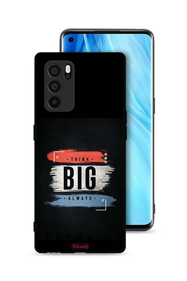 غطاء حماية لهاتف Oppo Reno6 Pro 5G - فكر دائمًا بشكل كبير