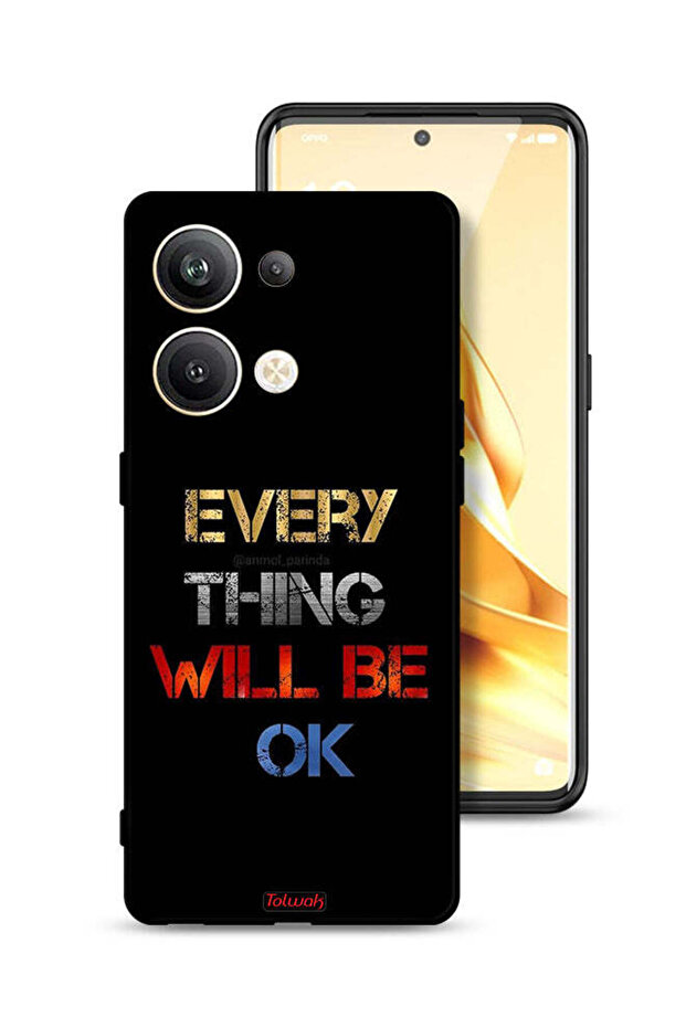 غطاء حماية لهاتف Oppo Reno9 Pro Plus 5G كل شيء سيكون على ما يرام