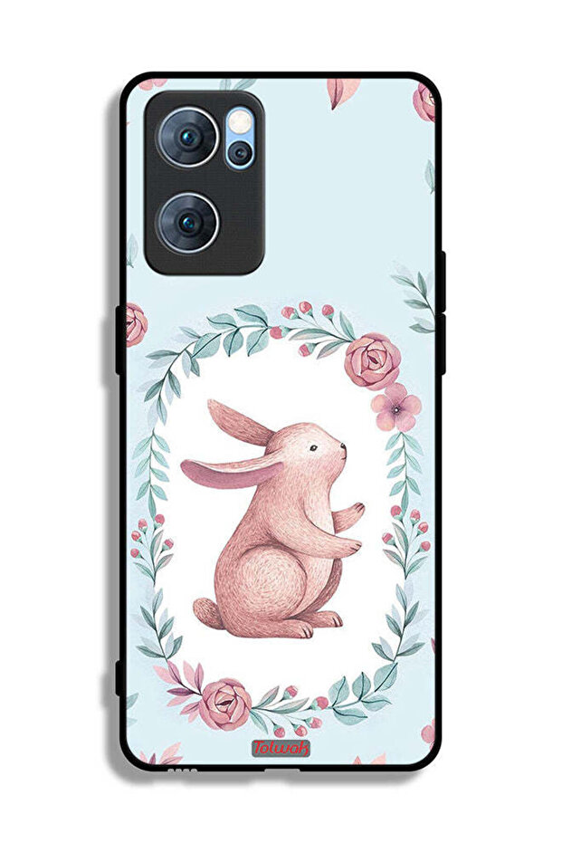 غطاء حماية لهاتف Oppo Reno7 5G على شكل أرنب - 2