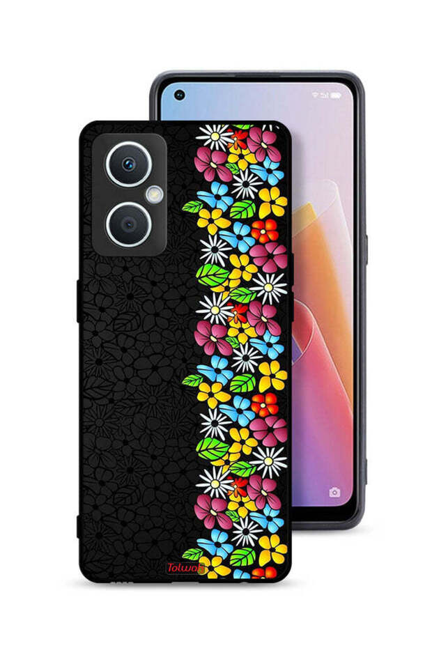 Oppo A96 5G (China) Protective Case Cover Flowers Line