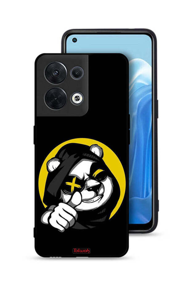 غطاء حماية Oppo Reno8 5G بتصميم قطة مارشميلو لطيفة