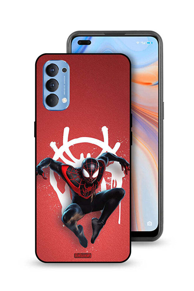 غطاء حماية لهاتف Oppo Reno4 4G سبايدرمان