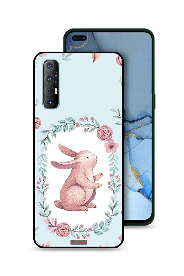 غطاء حماية لهاتف Oppo Reno3 Pro 4G - أرنب