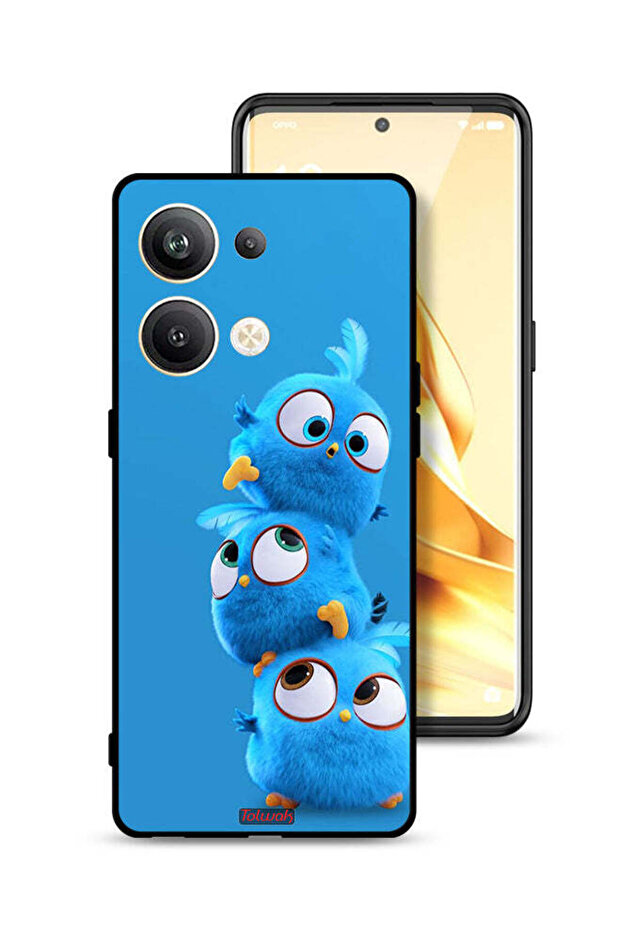 غطاء حماية لهاتف Oppo Reno9 Pro Plus 5G بنقشة طيور لطيفة