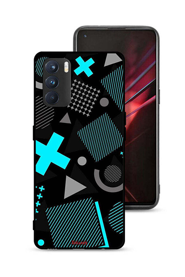 غطاء حماية لهاتف Oppo K9 Pro برسومات أيقونات لعبة الحبار