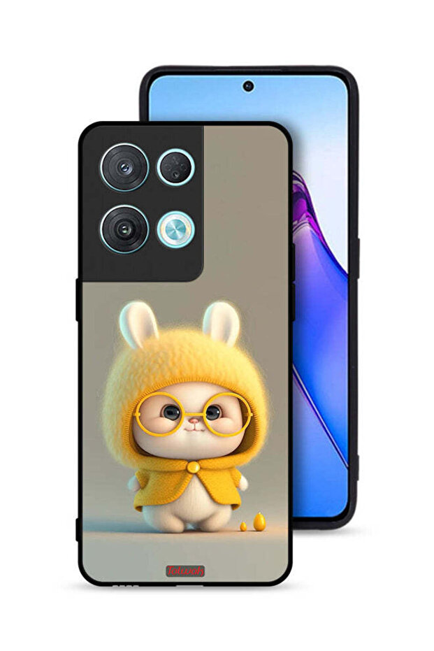 غطاء حماية لهاتف Oppo Reno8 Pro 5G - أرنب صغير