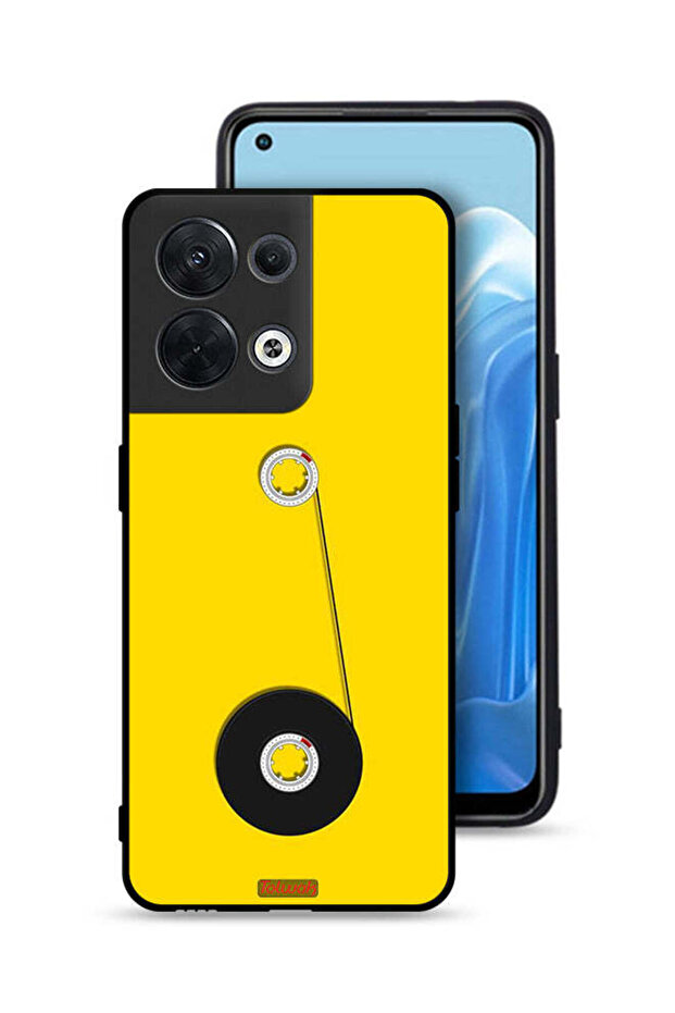 Oppo Reno8 5G Protective Case Cover Cassette Wheel Art