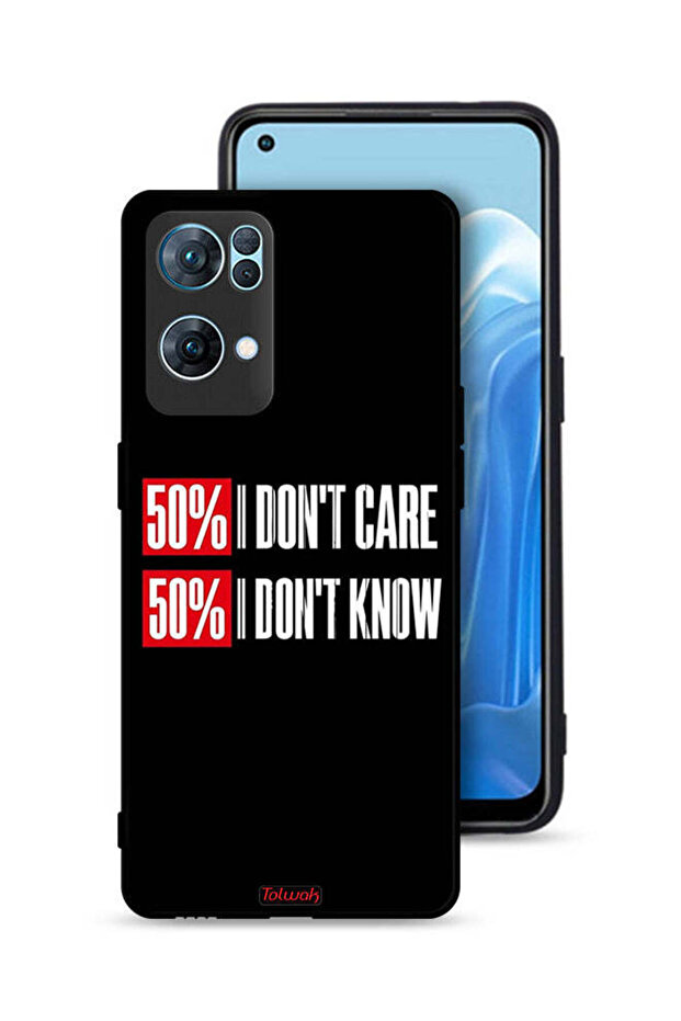 غطاء حماية لهاتف Oppo Reno7 Pro 5G لا يهمني
