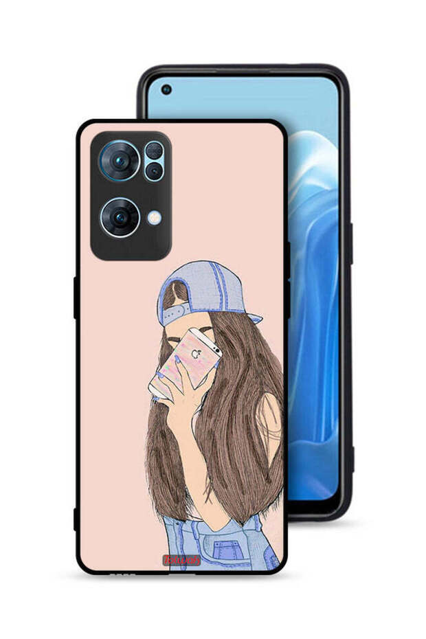 غطاء حماية لهاتف Oppo Reno7 Pro 5G لالتقاط صور سيلفي - 1