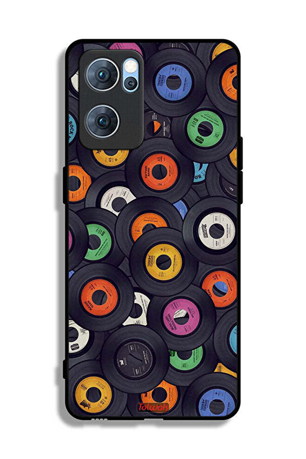 غطاء حماية لهاتف Oppo Reno7 5G بنمط CDs - 2