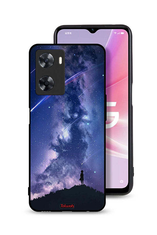 غطاء حماية لهاتف Oppo A77s - نجوم متحركة