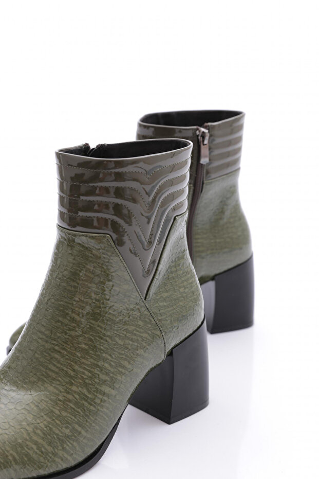 954 Kadin Topuklu Bot - 4