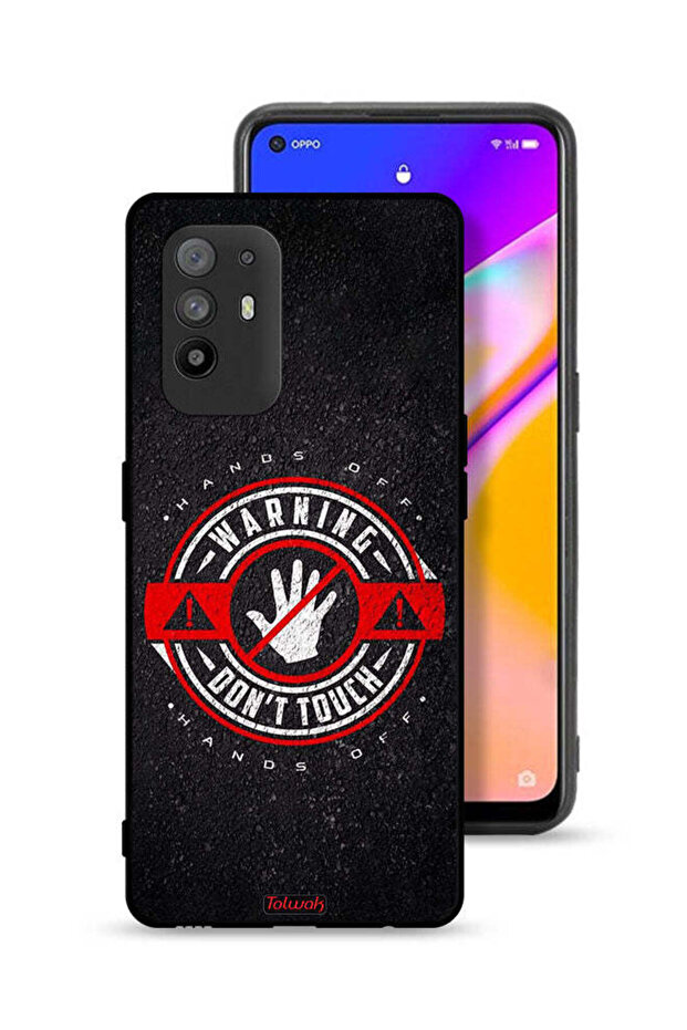 Oppo A95 5G Protective Case Cover Warning Do Not Touch