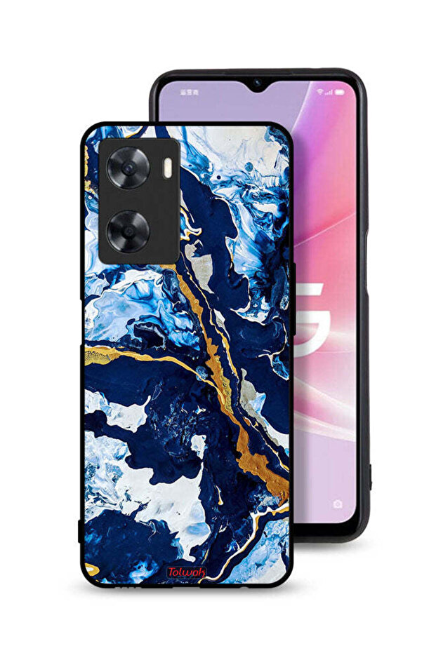 Oppo A57s Protective Case Cover Glitch Texture Art