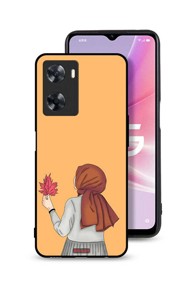 Oppo A77s Protective Case Cover Holding Leaf