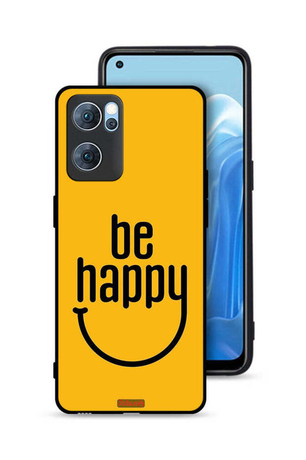 غطاء حماية لهاتف Oppo Reno7 5G كن سعيدًا