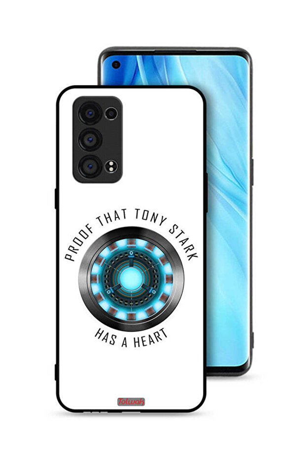 غطاء حماية لهاتف Oppo Reno6 Pro Plus 5G دليل على أن توني ستارك لديه قلب