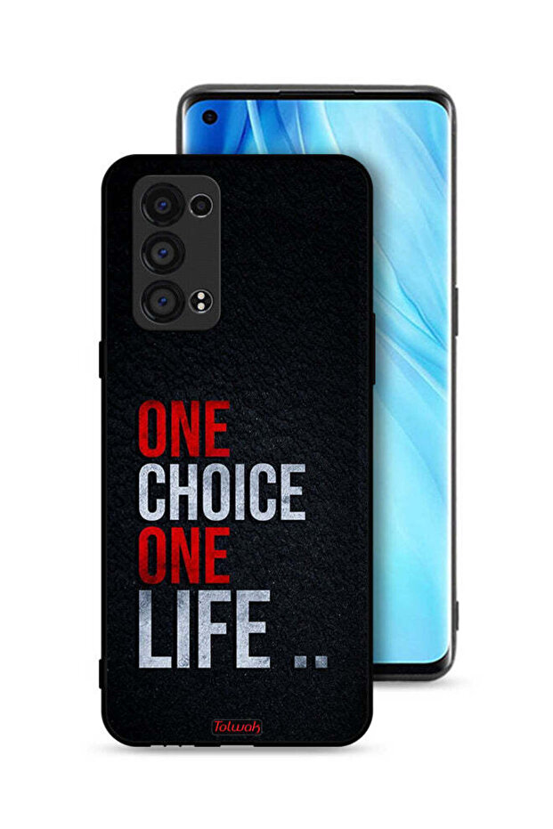 غطاء حماية لهاتف Oppo Reno6 Pro Plus 5G - اختيار واحد، حياة واحدة