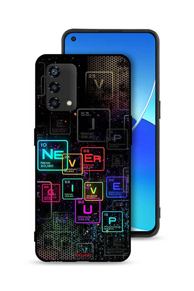 Oppo A95 4G Protective Case Cover Never Give Up Art
