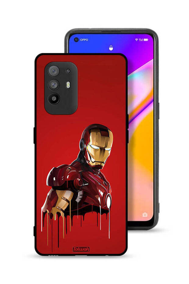غطاء حماية Oppo A95 5G برسومات الرجل الحديدي