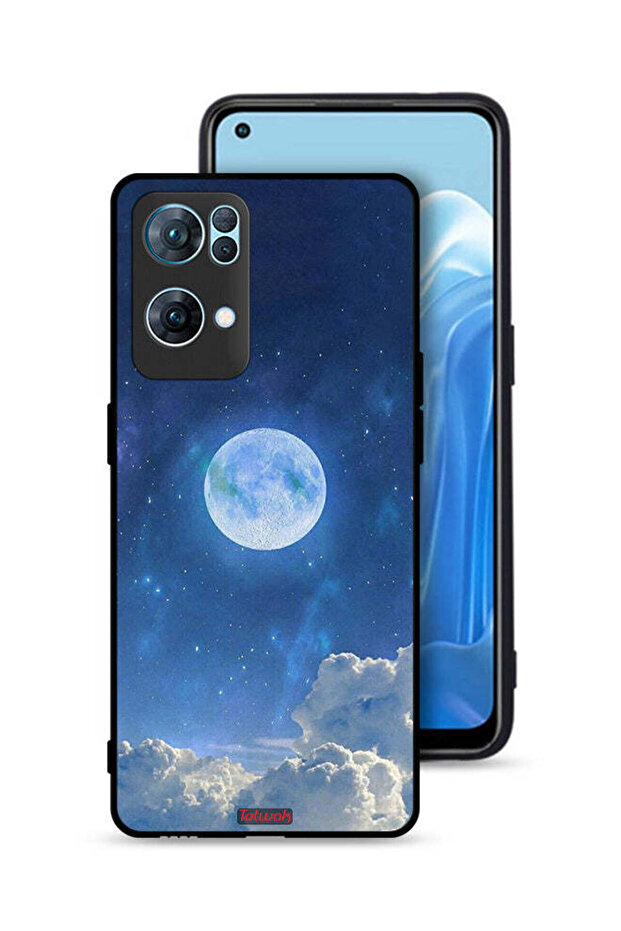 Oppo Reno7 Pro 5G Protective Case Cover Moon Clouds - 1