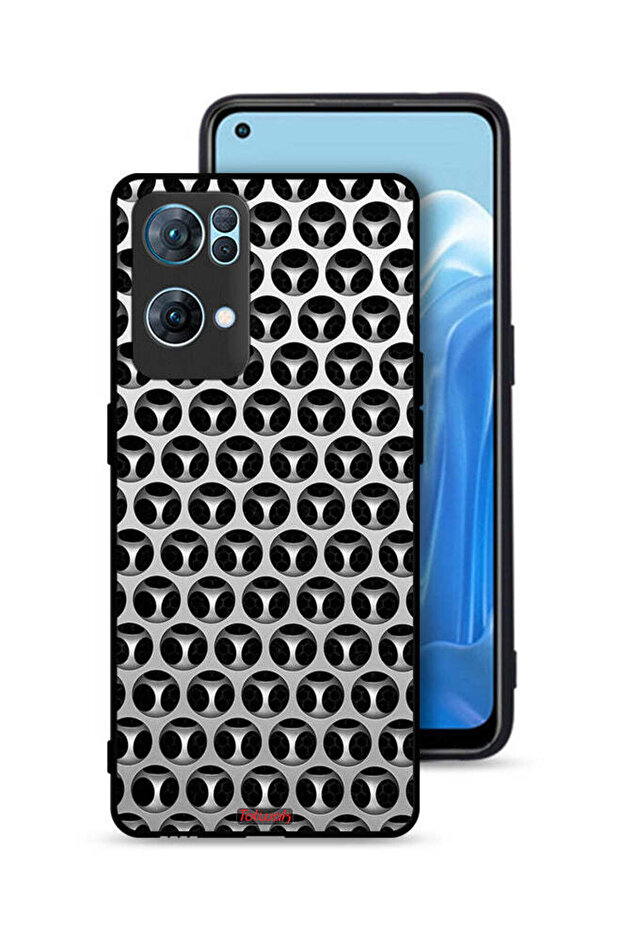 غطاء حماية لهاتف Oppo Reno7 Pro 5G بنقشة عقارب الساعة