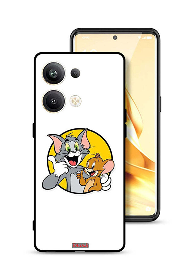 غطاء حماية لهاتف Oppo Reno9 Pro Plus 5G بتصميم توم وجيري