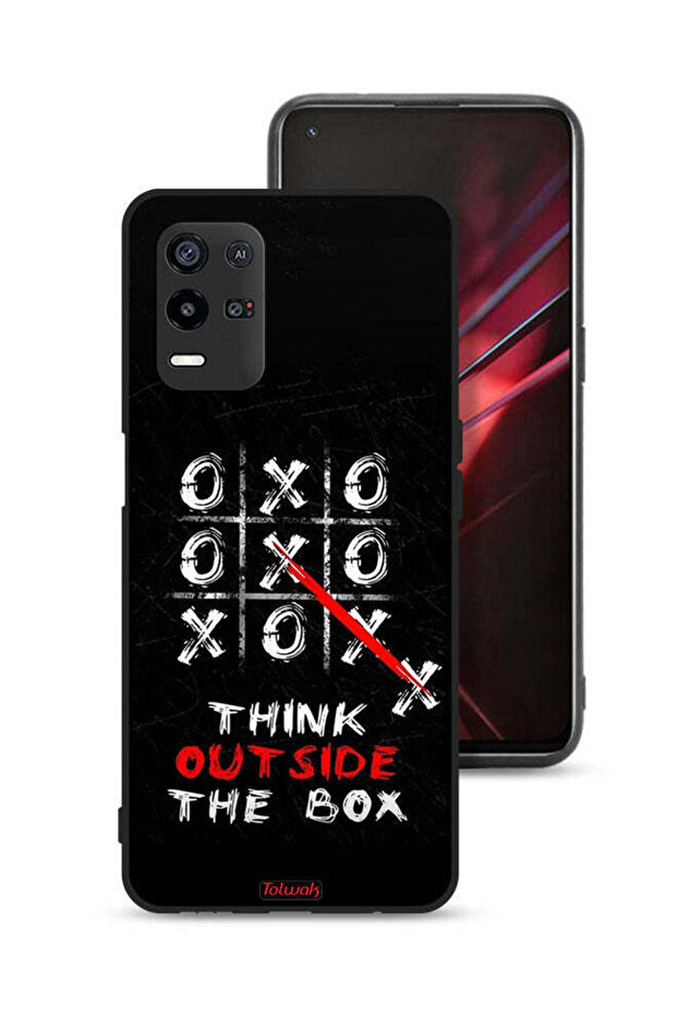 غطاء حماية لهاتف Oppo K9x - فكر خارج الصندوق