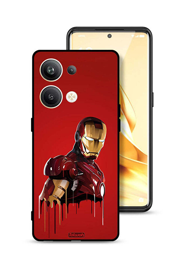 غطاء حماية لهاتف Oppo Reno9 Pro Plus 5G برسومات الرجل الحديدي