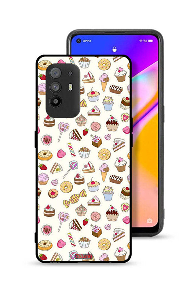 Oppo A95 5G Protective Case Cover Pattern Of Favorite Items