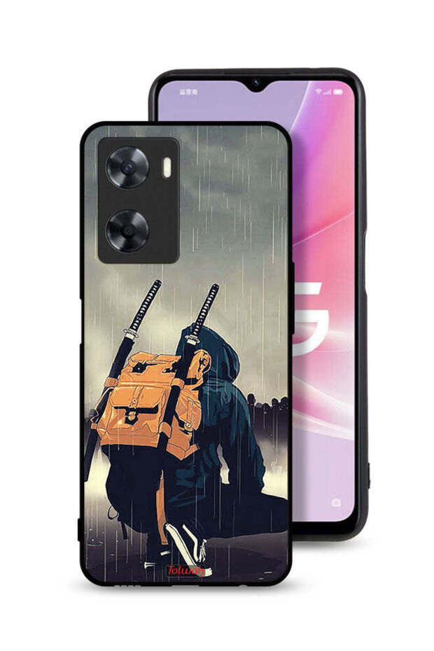 غطاء حماية Oppo A77s بتصميم سيف ساموراي رقمي