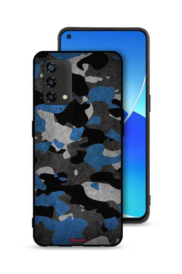 Oppo A95 4G Protective Case Cover Camouflage Pattern