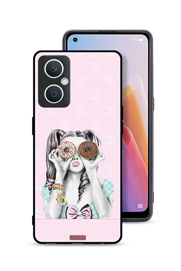 غطاء حماية لهاتف Oppo A96 5G (الصين) يحمل دوناتين