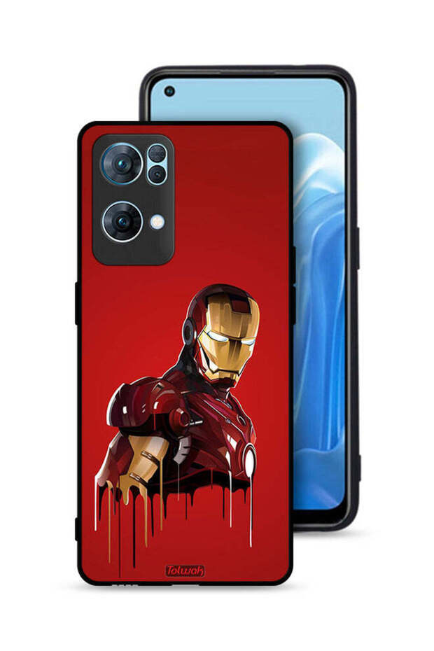 غطاء حماية Oppo Reno7 Pro 5G برسومات الرجل الحديدي