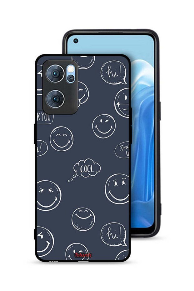 غطاء حماية لهاتف Oppo Reno7 5G - وجوه رائعة