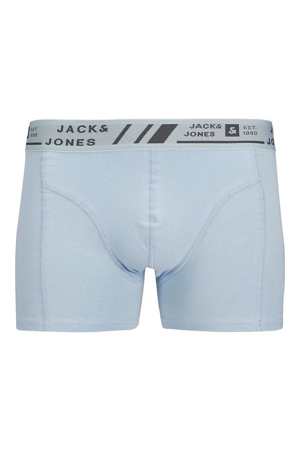 J&J Cangus Erkek 3'lü Renkli Logolu Mavi Sarı Siyah Boxer Paketi - 3