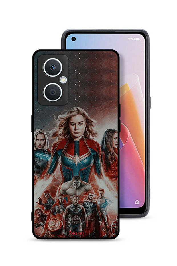 غطاء حماية لهاتف Oppo A96 5G (الصين) بتصميم Avengers