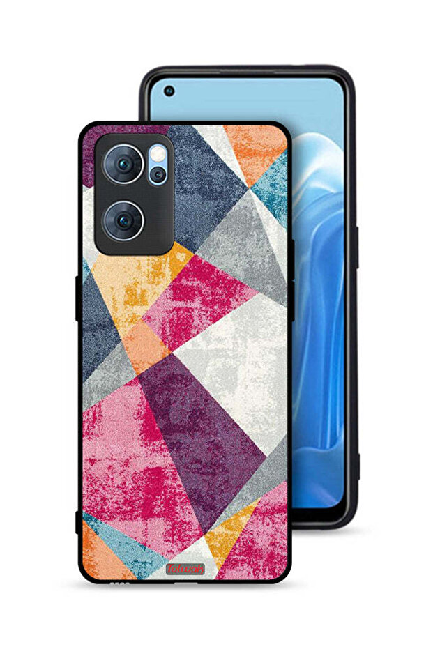 غطاء حماية لهاتف Oppo Reno7 5G بنمط طلاء - 1