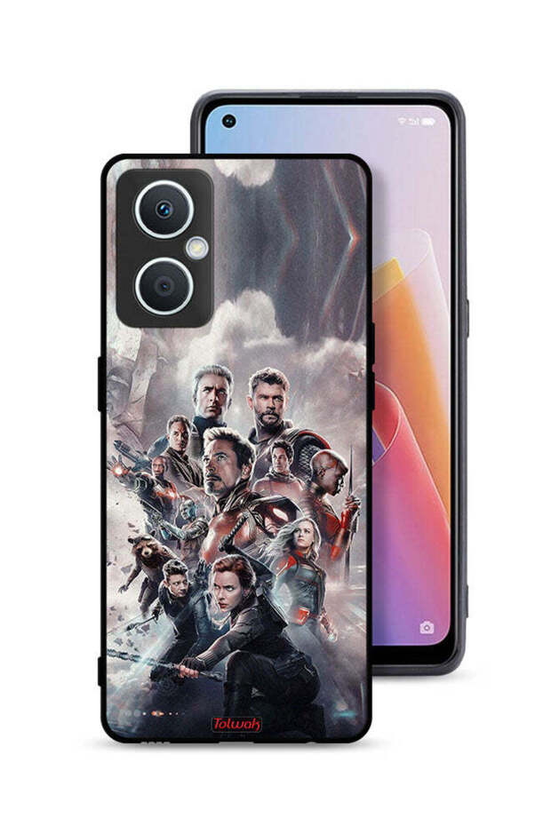 غطاء حماية لهاتف Oppo A96 5G (الصين) بتصميم Avengers