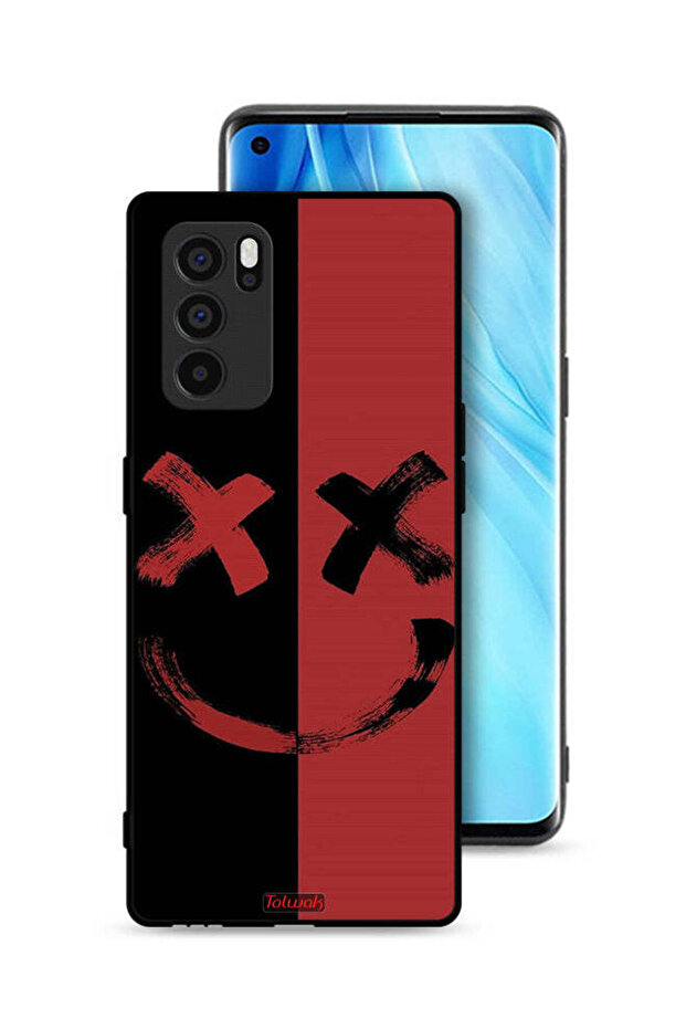 غطاء حماية لهاتف Oppo Reno6 Pro 5G بنمط مارشميلو الفني