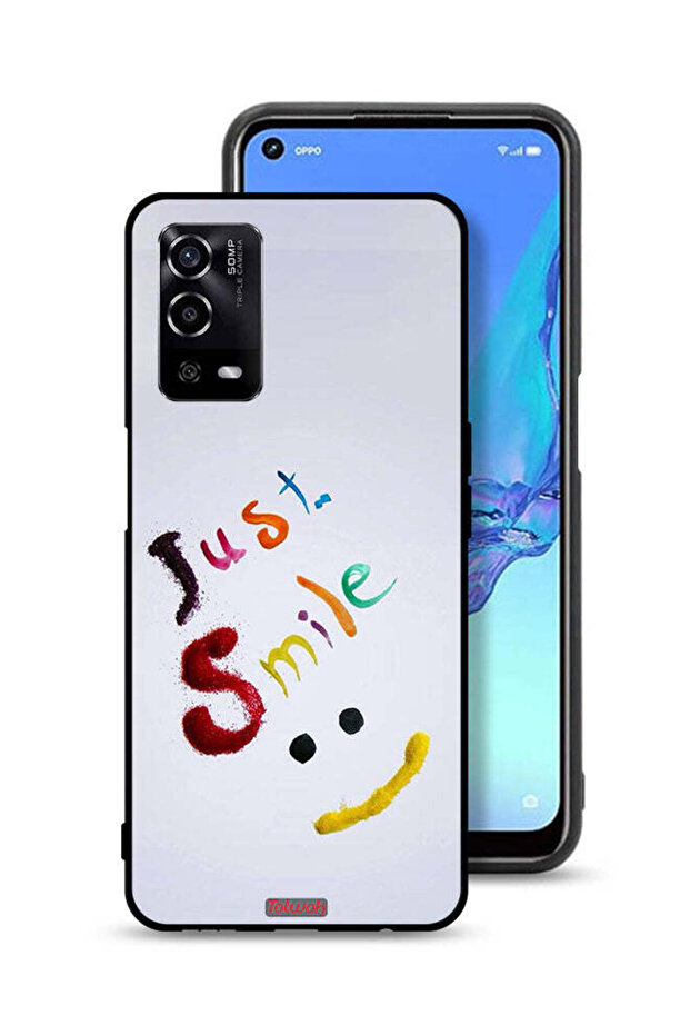 غطاء حماية لهاتف Oppo A55 4G - ابتسامة فقط