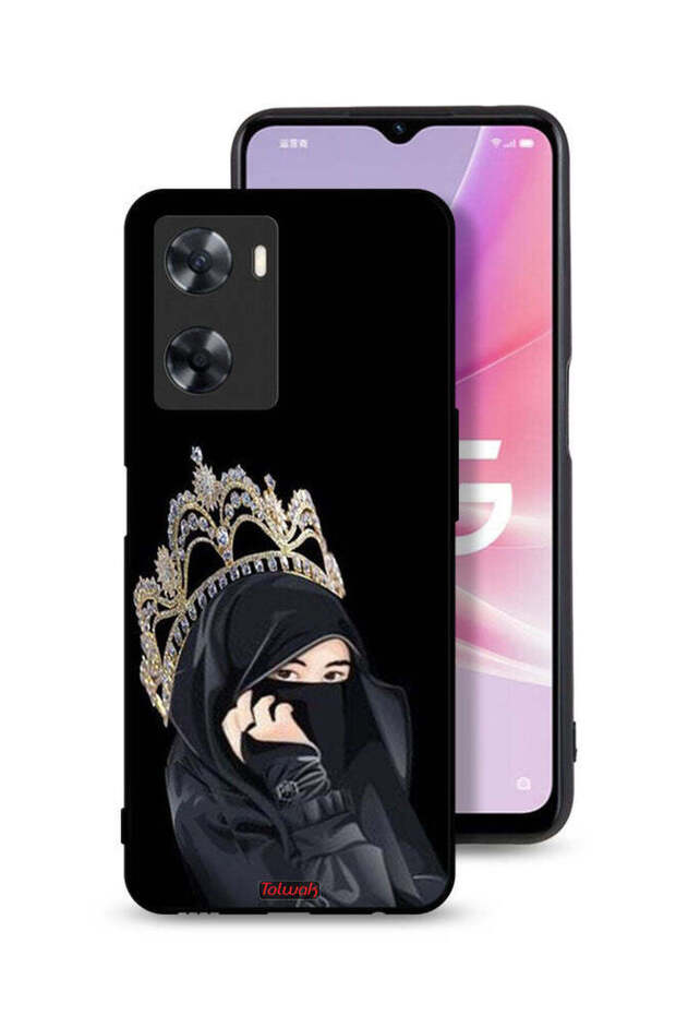 غطاء حماية لهاتف Oppo A77 4G بتصميم فتاة الملكة