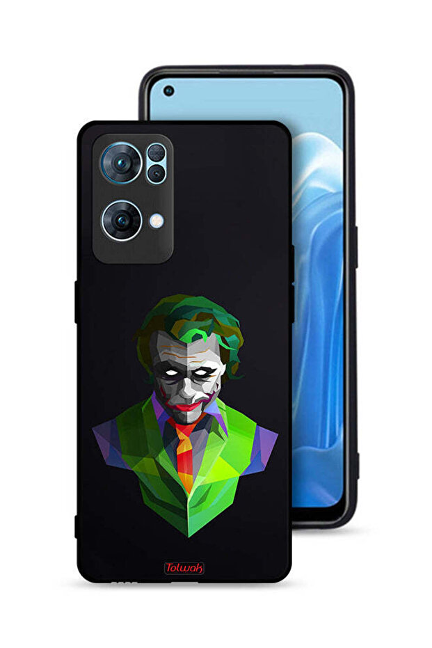 غطاء حماية Oppo Reno7 Pro 5G بتصميم فن تجريدي للجوكر