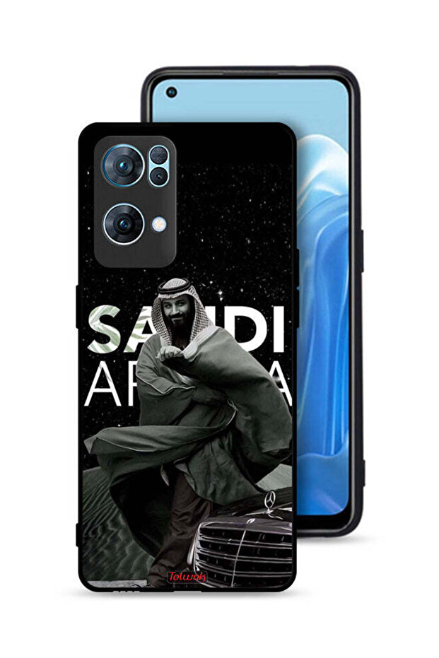 غطاء حماية لهاتف أوبو رينو 7 برو 5G ولي العهد محمد بن سلمان