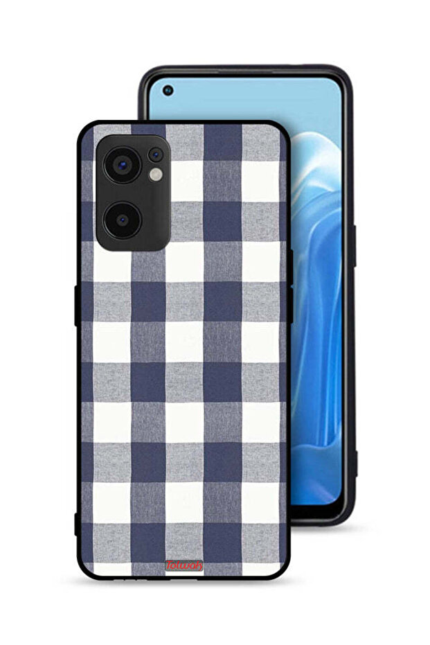 غطاء حماية لهاتف Oppo Reno7 SE 5G بنمط قماشي - 1