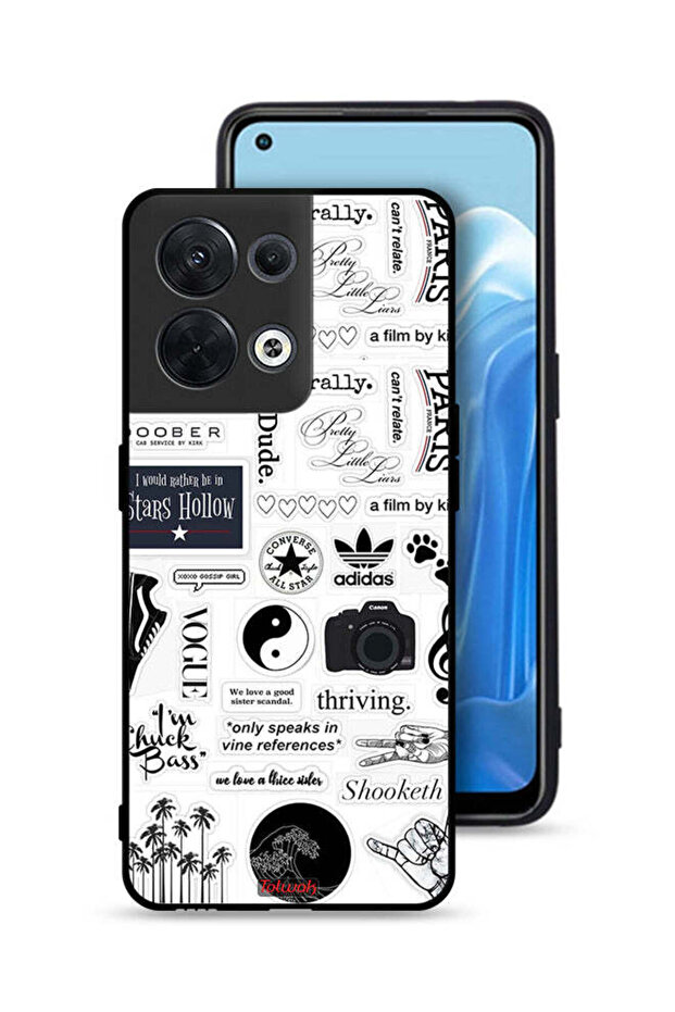 غطاء حماية Oppo Reno8 5G يتحدث فقط