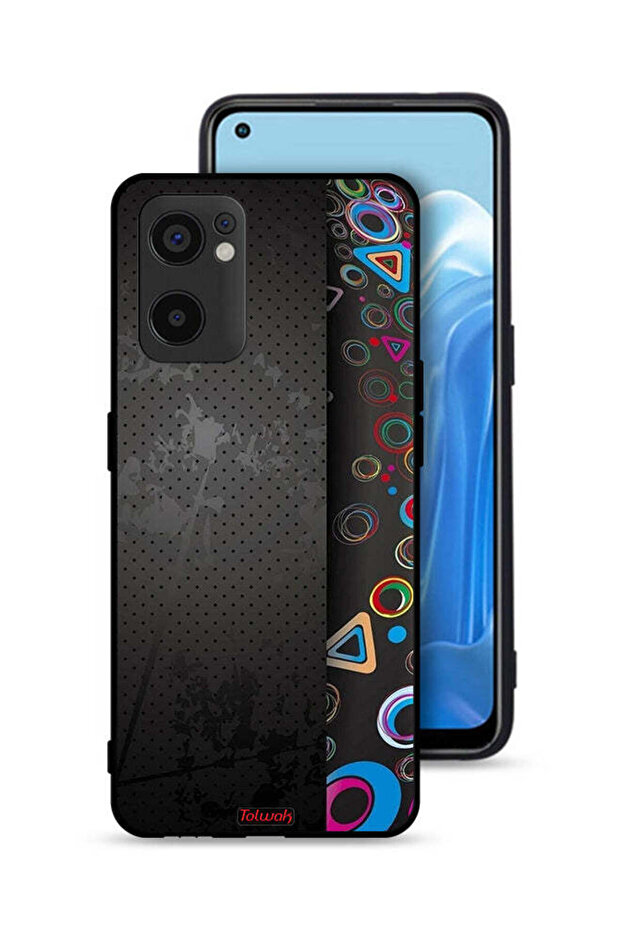 غطاء حماية بنمط نمطي لهاتف Oppo Reno7 SE 5G - 1